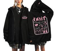 NCTCITY Sudaderas con Capucha y Cremallera Stray Kids DO IT Impreso Y2K E-Girl Hoodie Chaqueta Gótica Streetwear Tops Negro Nuevo Álbum BangChan Lee Know Changbin Hyunjin Han Felix Seungmin I.N