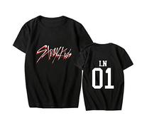 NCTCITY Unisexo Camisetas de Manga Corta Hombres Mujeres Stray Kids GO生 Impresión Casual T-Shirts de Verano tee Tops