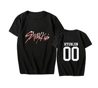 NCTCITY Unisexo Camisetas de Manga Corta Hombres Mujeres Stray Kids GO生 Impresión Casual T-Shirts de Verano tee Tops