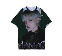 NCTCITY Unisexo Camisetas de Manga Corta Stray Kids Casual T-Shirts de Verano ODDINARY Impresión Digital 3D tee Tops Maniac BangChan Changbin Hyunjin Felix Seungmin Jeongin Jisung Minho
