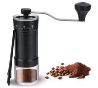 NCTNCX Molinillo de café manual, molinillo de café manual, de cerámica de alta precisión, mecanismo cónico, grado de molienda ajustable, para casa, exterior y camping
