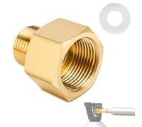 NCTNCX Soda cilindro de rosca convierte para quooker cubo tanque 1 unidad latón Co2 adaptador rosca interior G3/4 a rosca exterior W21,8
