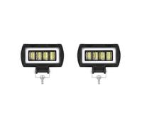 NCTPICLC Faros Luces Delanteras Barra Luz LED Trabajo Tipo Ojo Ángel Para Todoterrenos 4x4 Foco Antiniebla 12 V 24 Conducción DRL Camión SUV ATV 4 Pulgadas 57 Faros Faro(1pc 5inch 30W)
