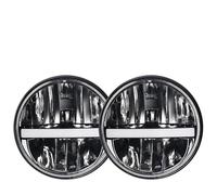 NCTPICLC Faros Luces Delanteras Faro LED Redondo De 7 Pulgadas Con Señal Giro Ámbar H4, Led Coche 7" Para Jeep Para Wrangler JK Faros Faro(2 piezas)