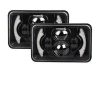 NCTPICLC Faros Luces Delanteras Faros LED Cuadrados 4x6 5x7 Con Luces De Circulación Diurna Altas Y Bajas Doble DRL 12 V 24 6000 K Camionetas Para Ford Todoterreno Faros Faro(2PC 4X7 Headlight)