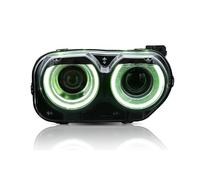 NCTPICLC Faros Luces Delanteras Para Faros LED Modificación RGB Aplicación Que Cambia Color Conjunto Luces Delanteras Para Dodge Para Challenger 2015-2021 Faros Faro(2pcs RGB Headlight)
