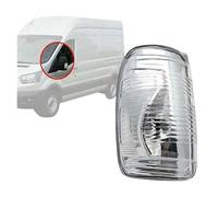 NCTPICLC Indicador Espelho Cubierta Plástico Transparente Para Lente Luz Señal Giro Espejo Retrovisor Para Ford Transit MK8 2014 2015 2016-2019 2020(Left Side)