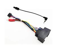 NCTPICLC para Chevrolet para Spark para Volt para Aveo 09-15 Adaptador Arnés Cableado Radio 44 Pines 16 Conector Audio Auxiliar Cable Android Coche Kit Montaje Panel Autoradio(with Antenna Adapter)