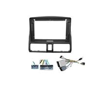 NCTPICLC para CRV 2002-2006 9 Pulgadas 2 DIN Auto Radio Marco Cable Reproductor Coche DVD Tablero Audio Panel Montaje Instalación Fascia Kit Montaje Panel Autoradio(Frame and Cable)