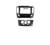 NCTPICLC para Nissan para Tiida 2005-2010 9 Pulgadas Manual AC Auto 2Din Coche Interior Estéreo Android Marco Fascia Cable Vídeo Arnés Panel Kit Montaje Panel Autoradio(G)
