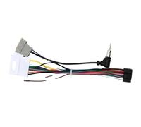 NCTPICLC para Nissan para Tiida 2005-2010 9 Pulgadas Manual AC Auto 2Din Coche Interior Estéreo Android Marco Fascia Cable Vídeo Arnés Panel Kit Montaje Panel Autoradio(B)