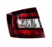 NCTPICLC Pilotos Traseros Sin Bombilla Para Skoda Para Spaceback 2014 2015 2016 2017-2019 Luz Trasera De Señal Giro Marcha Atrás Advertencia Freno Conducción(Negro Izquierda)