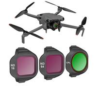 ND&CPL - Juego de filtros compatibles con DJI Mini 5 Pro, 3 unidades ND16 ND64 CPL polarización y densidad neutra, marco ultrafino, accesorios para lentes multi-revestido, cristal HD