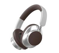 ND NEXT DESTINATION - 8902 - Auriculares Inalámbricos de Bluetooth 5.3 con Bajo Potente y Sonido Estéreo Cascos Supraurales de Diadema Ajustable con Batería de Larga Duración Marrón