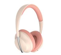 ND NEXT DESTINATION Auriculares Inalámbricos de Bluetooth 5.3 con Bass y Sonido Estéreo Casco Diadema Over Head Audífono de Oído Abierto (Rojo)