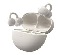 ND NEXT DESTINATION OpenDots1 Auriculares Inalámbricos Free Clip de Bluetooth 5.4 Innovador de Open-Ear 32H Autonomía Sonido Envolvente Wireless Headphones con 2 Mics para Llamadas Claras Beis