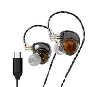 ND Planet Auriculares Dynamic Drive HiFi Auriculares estéreo Bass Auriculares DJ Música Auriculares Deportivos Cancelación de Cable con Desmontable