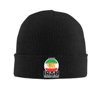 NDBQEYIFV Haz Que Irán vuelva a ser Grande Gorro Gorro iraní Gorro de Gorro de Mujer Moda de Gimnasio de Mujer Gorro de Punto de otoño Sombreros para la Cabeza