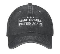 NDBQEYIFV Haz Que Orwell Fiction Vuelva a Ser Gorra de Béisbol Nuevo En El Sombrero Té Sombrero Occidental Sombrero para Hombres Gorras para Mujeres Hombres