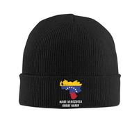 NDBQEYIFV Haz Que Venezuela vuelva a ser Grande Gorros venezolanos Gorros de Gorro de Gorro de Gorro de Gimnasio Unisex Skullies de Gimnasio Gorros elásticos térmicos de otoño e Invierno