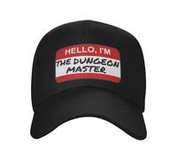 NDBQEYIFV Hola, Soy EL Dungeon Master Gorra de béisbol Gorra de Sol Gorra de Lujo Gorra Marinera para Hombres Playa Femenina Outlet para Hombres