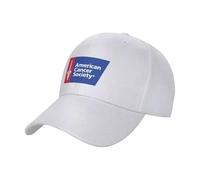 NDBQEYIFV Logotipo de la Sociedad Americana contra el Cáncer Gorra de béisbol Gorra Rave de Camionero Gorra de Camionero Gorra de Mujer Sombrero de Hombre