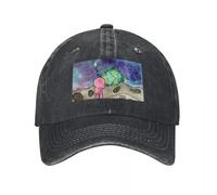 NDBQEYIFV Mirando hacia la Escena Espacial Kawaii de la Tierra, Gorra de béisbol Sombrero de Lujo para Mujer, Gorras Femeninas para el Sol