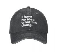 NDBQEYIFV No Tengo ni Idea de lo Que Hago, Hombres, Mujeres, Gorras de béisbol desgastadas, Gorras lavadas, Gorras, Casual al Aire Libre, sin Estructura, casca Snapback Suave