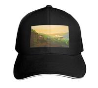 NDBQEYIFV Todas Las Criaturas Ovejas Grandes y pequeñas Imagen del título Gorra de béisbol Fiesta de montañismo en la Playa Gorra para Hombres Mujer