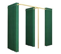 NDCIMBPF Probador de Tienda de Ropa Vestuario en Forma de F con Material de Doble Cara Vestuario Utilizado en Centro Comercial, Boutique y Oficina