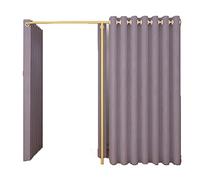 NDCIMBPF Probador de Tienda de Ropa Vestuario en Forma de F con Material de Doble Cara Vestuario Utilizado en Centro Comercial, Boutique y Oficina