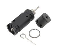 NDiyueAa Alarma de viaje perimetral para seguridad del hogar, alerta de intrusión al aire con alarma fuerte, construcción de aleación reutilizable resistente a la oxidación para (Negra)