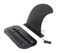 NDiyueAa Aleta para tabla de remo, para tabla de surf, para tabla larga, material de PVC, diseño desmontable, aleta central, estabilidad mejorada, maniobrabilidad mejorada, tamaño