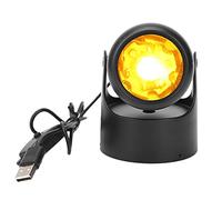 NDiyueAa Lámpara de proyección de Puesta de Sol, para fotografía, con Cabezal Giratorio de 90 Grados, Base Estable Totalmente metálica, tamaño de luz Ajustable, Ahorro de energía, (Color del