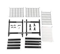 NDiyueAa Organizador de cajón Deslizante de 2 Niveles Solución de Almacenamiento de Cocina eficiente con un Deslizante Suave para Cocineros caseros ocupados Negros (2 Capa 11x22cm)