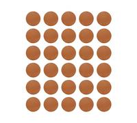 NDiyueAa Pelotas de golf de espuma para práctica en interiores y exteriores, material EVA, no tóxicas, ligeras, 30 unidades, 21,5 mm de diámetro, colores brillantes, alta (Marrón)