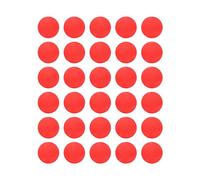 NDiyueAa Pelotas de golf de espuma para práctica en interiores y exteriores, material EVA, no tóxicas, ligeras, 30 unidades, 21,5 mm de diámetro, colores brillantes, alta (rojo)