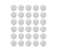 NDiyueAa Pelotas de golf de espuma para práctica en interiores y exteriores, material EVA, no tóxicas, ligeras, 30 unidades, 21,5 mm de diámetro, colores brillantes, alta (Blanco)