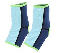 NDiyueAa Tobilleras Muay Thai Mma, para Bn Fight, Tobillera Transpirable, para Sanda, Talla L, Protección Deportiva Profesional, Diseño Duradero, Ajuste Cómodo (Azul lago (GUAU: Aprox. 101,6 cm/40