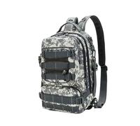 NDJQY Bolsa cruzada multifuncional para pesca, bolsa de hombro, mochila para caña de pescar al aire libre, bolsa de pecho, c, Talla única, Artesano