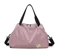 NDJQY Bolsa de deporte para gimnasio, fitness, viajes, bandolera, para entrenamiento, escuela, seco y húmedo, para hombres y mujeres, bolsa de mano para fin de semana, Pink, Talla única, Artesano
