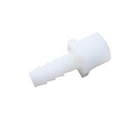 NDJQY Junta de manguera de plástico de rosca macho de 1/2 3/4 tubo suave y duro a la torre dental externa (manguera de 10 mm, 1/2 pulgada)