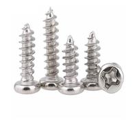 NDKSZHEQ GB/T845 1000 Uds acero al carbono niquelado M1.0 .2 .4 .7 M2 PA cabeza Phillips Micro tornillos redondos autorroscantes de madera(6mm,M1.7 1000PCS)