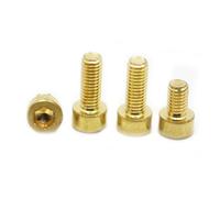 NDKSZHEQ M3 M4 M5 M6 M8 M10 DIN912 Cabeza hexagonal de latón Tornillos de cabeza Allen Perno(6mm,M10 1pc)