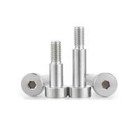 NDKSZHEQ Tornillo de hombro con cojinete de rodillos de cabeza hueca hexagonal de acero inoxidable 304 M2,5 M3 M4 M5 M6 M8 M10 M12(20mm,D8x M6 (5pcs))