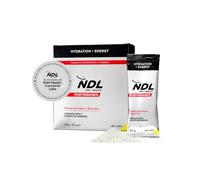NDL Pro-Health Hydration energy - Bebida isotónica y de hidratación rápida con electrolitos y sales minerales para el deporte, reduce el cansancio y la fatiga, Lima-Limón (12x30g)