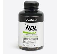 NDL Pro-Health Omega 3 Alta Concentración EPA y DHA | Aceite de Pescado puro y sostenible | Vitamina E | Antioxidante y antiinflamatorio | 120 Capsulas | Una marca de Rafa Nadal & Cantabria Labs