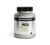NDL Pro-Health Whey Protein Isolate - Proteína isolada, Tonifica y aumenta la masa muscular, Mejora tus entrenamientos, Alto en proteínas, Bajo en grasas - Chocolate fusion - 1 KG - 30 tomas