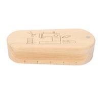 NDNCZDHC Clapper de sastre con escala, para coser de madera dura para planchar, acolchar, aplanar al vapor, telas, prensar puntos