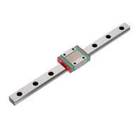 NDNCZDHC Riel de movimiento lineal, método de fijación de bloque bloqueado de 12 mm de ancho con guía lineal en miniatura Lml12b (200 mm)